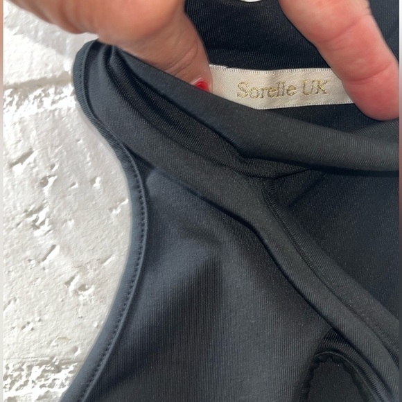 * SOLD * Sorelle UK Rhea Cut Out Mini Dress Black Size XS - Picture 8 of 16